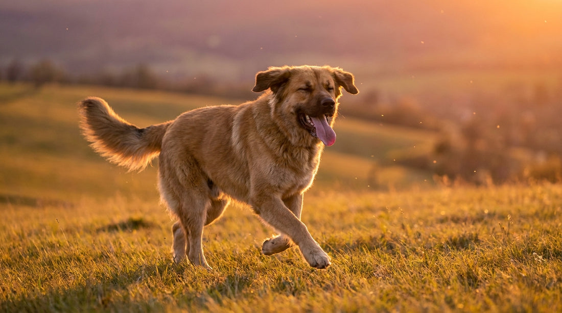Giant dog running — giant breed lifespan and longevity