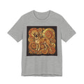 Klimt Style Spanish Mastiff T-Shirt — Gold Spiral Mosaic Art Print
