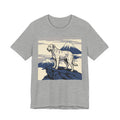 Hokusai Style Irish Wolfhound T-Shirt — Mountain Summit Art Print