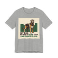 Irish Wolfhound Vintage Retro Art T-Shirt | Bold Green Heritage Style