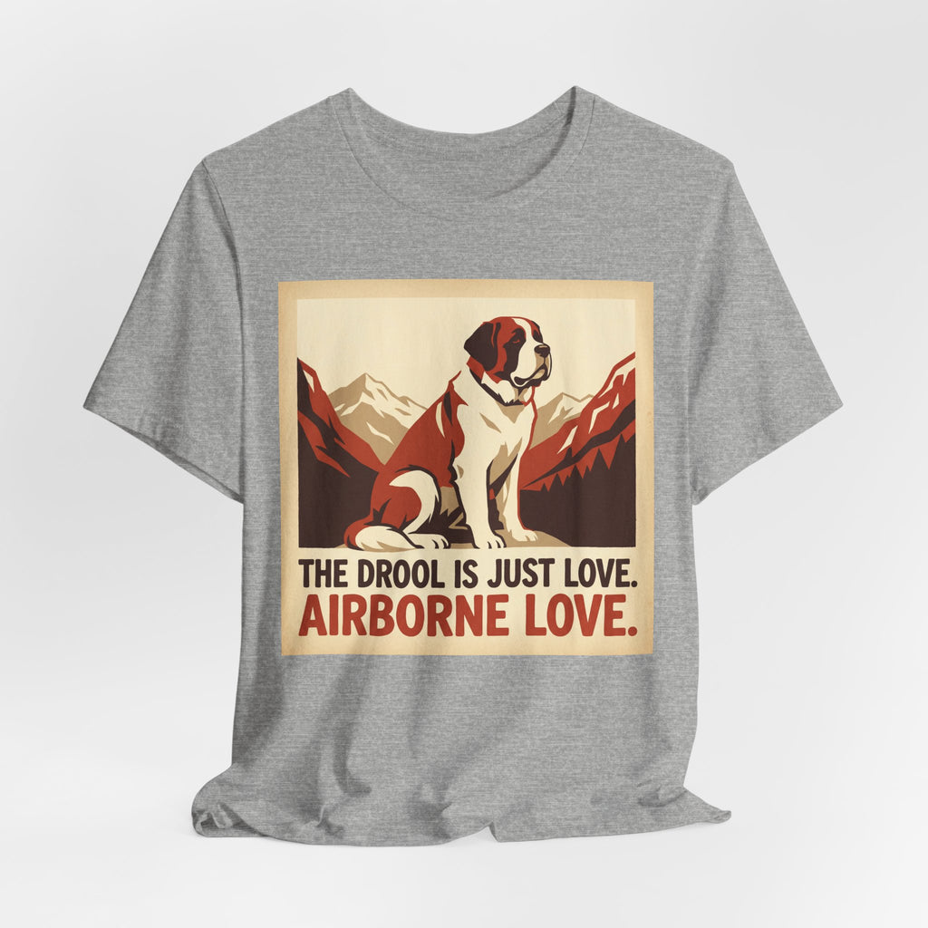 Saint Bernard Vintage Retro Art T-Shirt | Alpine Mountain Warmth