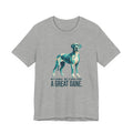 Great Dane Low Poly T-Shirt — Teal & Cream Geometric Art Print