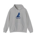 Newfoundland Low Poly Hoodie — Deep Blue Geometric Art Print