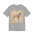 Da Vinci Style Cane Corso T-Shirt — Anatomical Parchment Art Print