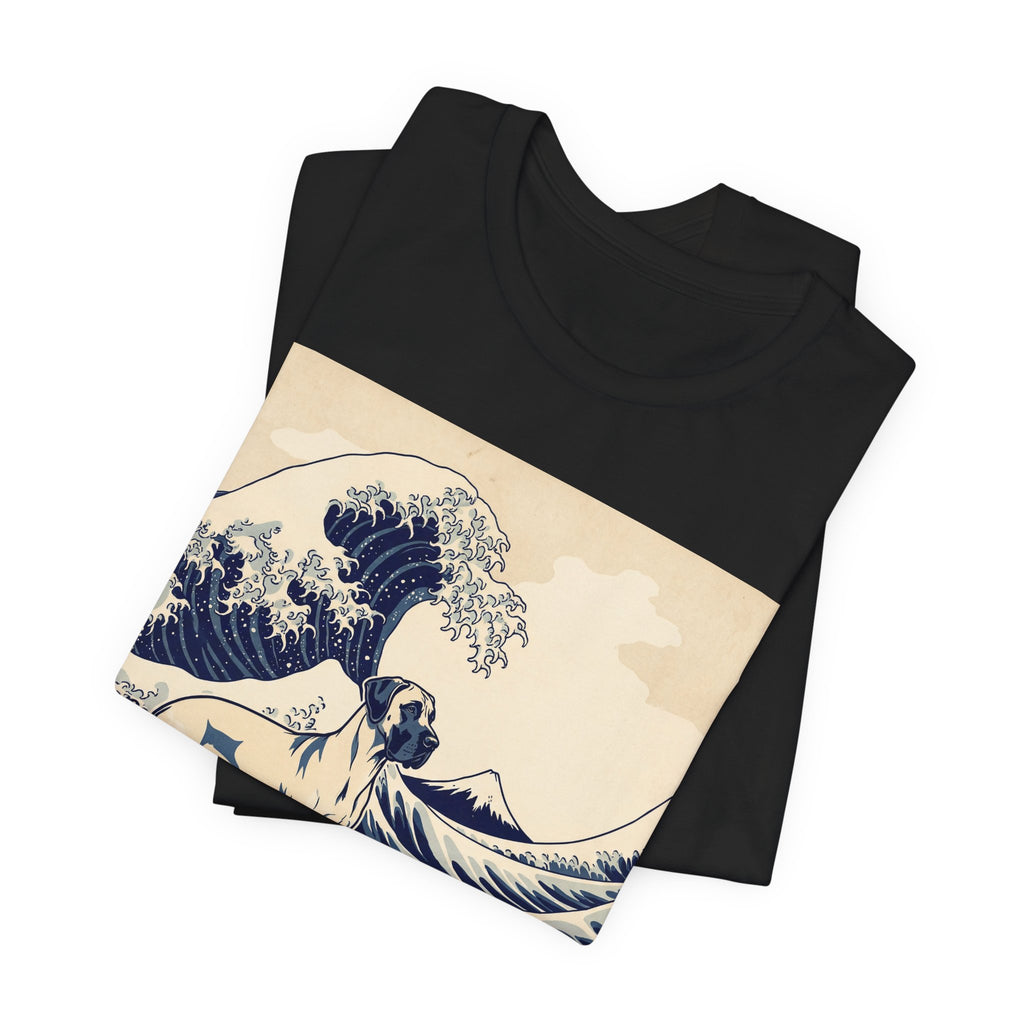 Hokusai Style Great Dane T-Shirt — Great Wave Art Print