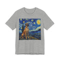 Van Gogh Style Great Dane T-Shirt — Starry Night Inspired Art Print