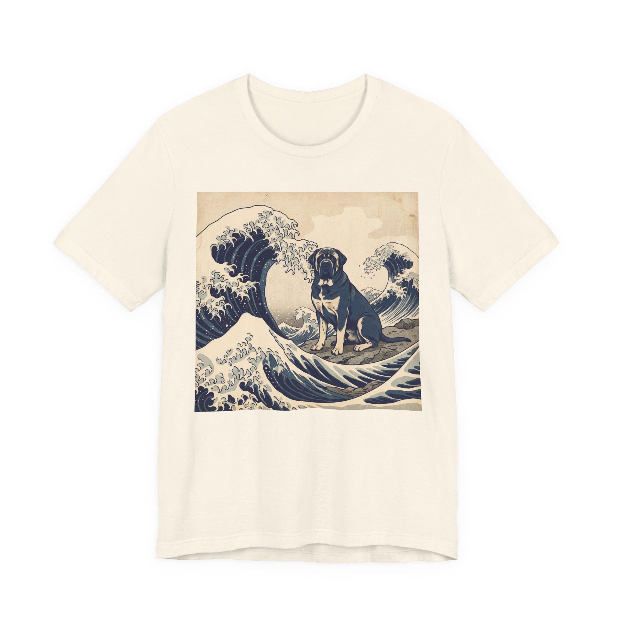 Hokusai Style Mastiff T-Shirt — Great Wave Art Print