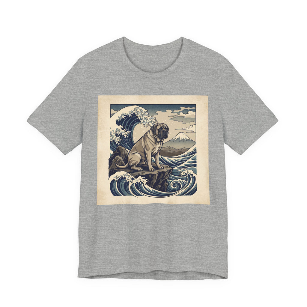 Hokusai Style Mastiff T-Shirt — Great Wave Woodblock Art Print