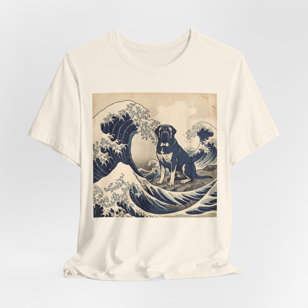 Hokusai Style Mastiff T-Shirt — Great Wave Art Print