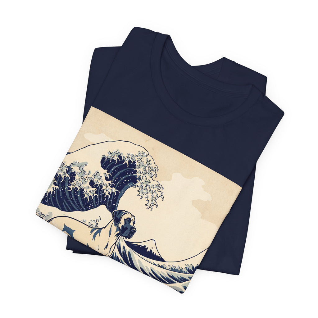 Hokusai Style Great Dane T-Shirt — Great Wave Art Print