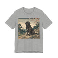 Ukiyo-e Newfoundland T-Shirt — Cherry Blossom Summit Art Print
