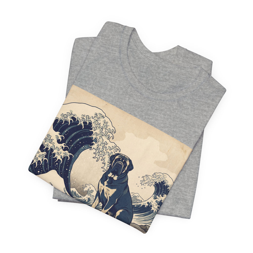 Hokusai Style Mastiff T-Shirt — Great Wave Art Print