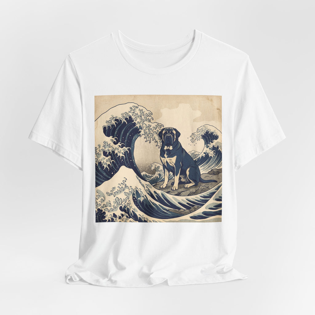 Hokusai Style Mastiff T-Shirt — Great Wave Art Print