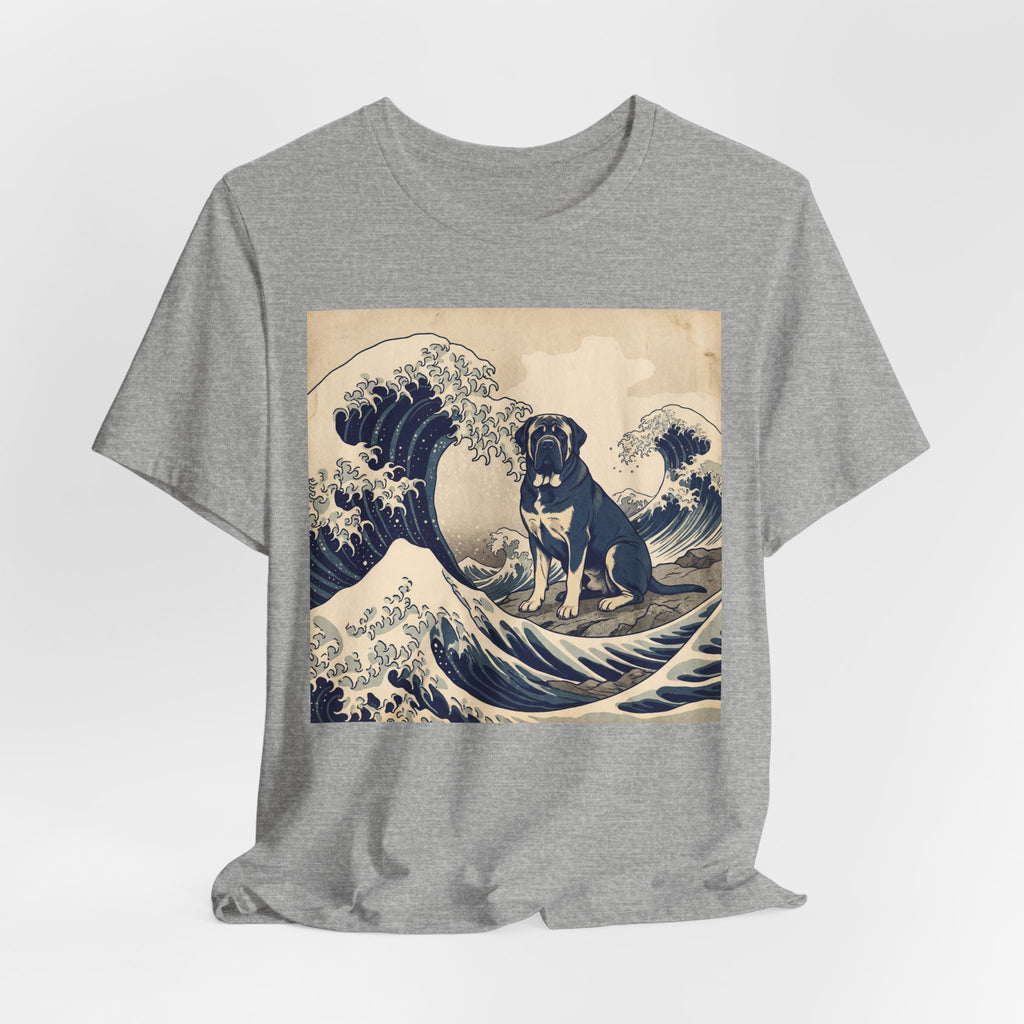 Hokusai Style Mastiff T-Shirt — Great Wave Art Print
