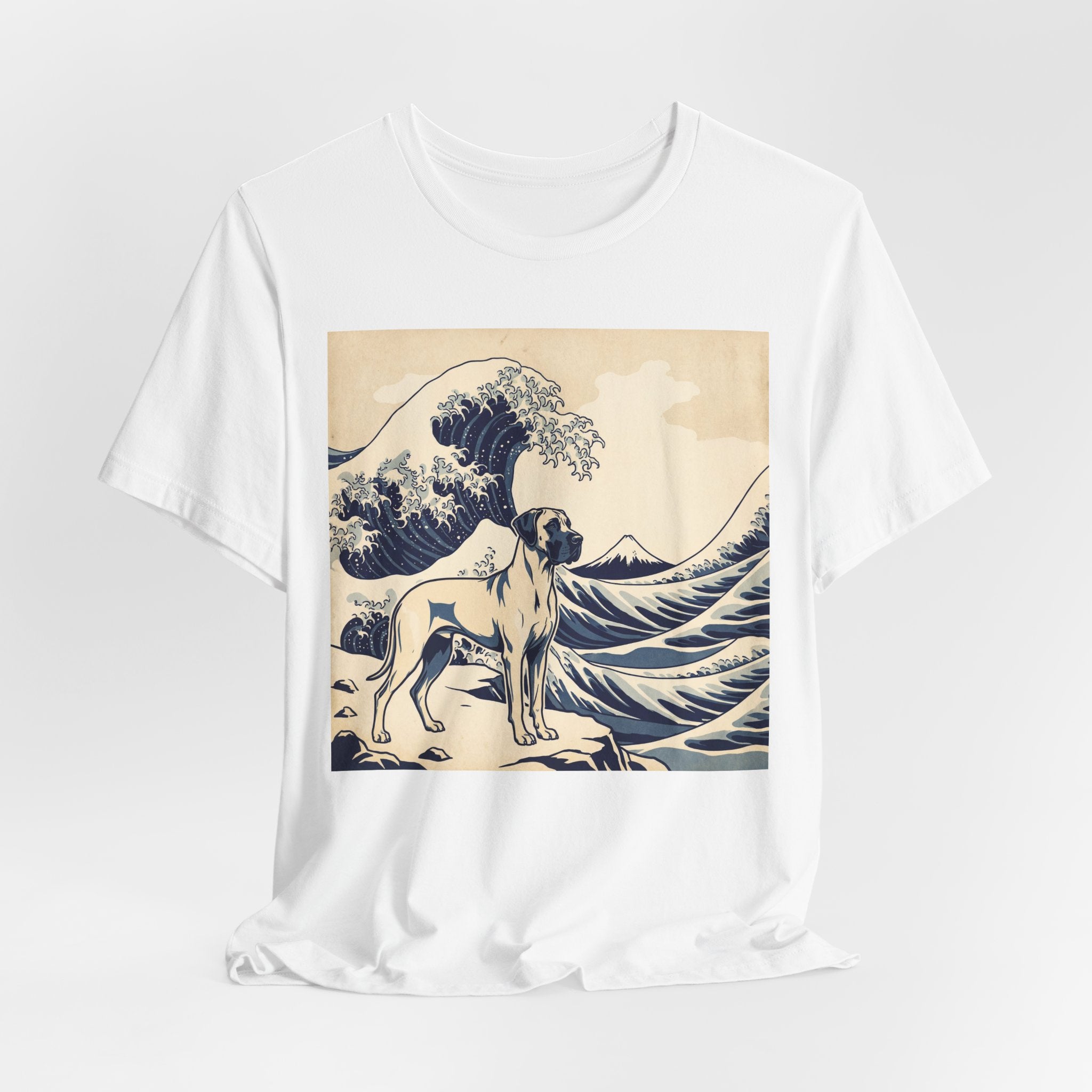 Hokusai Style Great Dane T-Shirt — Great Wave Art Print