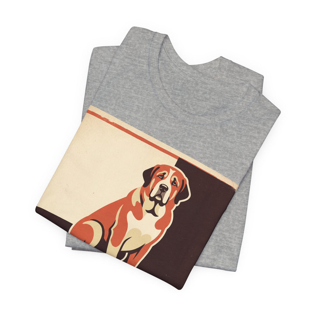 Spanish Mastiff T-Shirt — He Doesn't Need To Move Vintage Print