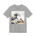 Hokusai Style Saint Bernard T-Shirt — Great Wave Art Print