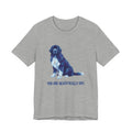 Newfoundland Low Poly T-Shirt — Deep Blue Geometric Art Print
