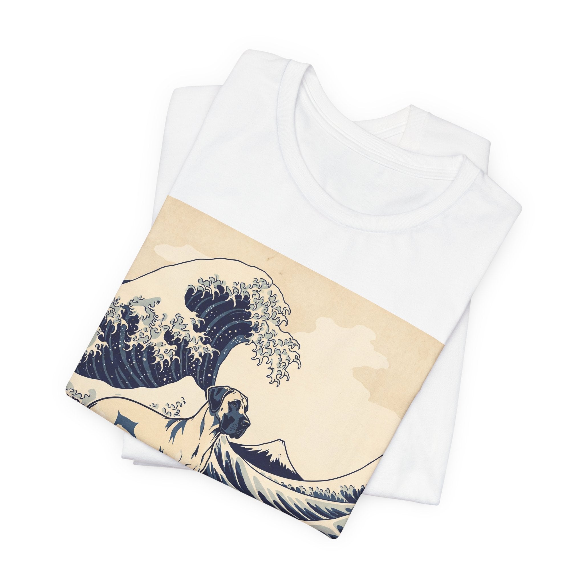 Hokusai Style Great Dane T-Shirt — Great Wave Art Print