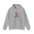 Mastiff Low Poly Hoodie — Crimson & Cream Geometric Art Print