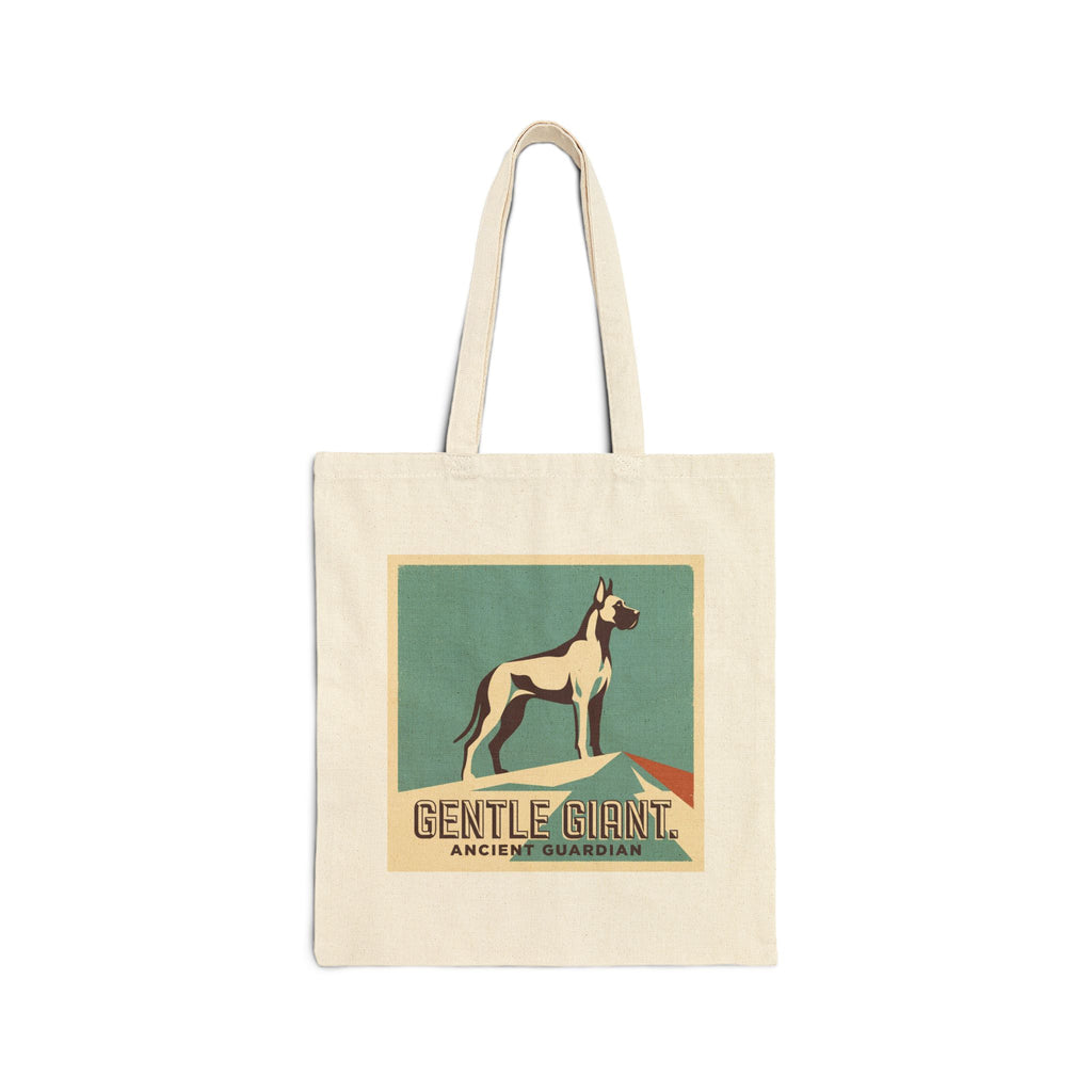 Great Dane Tote Bag – Gentle Giant Vintage Print – side view