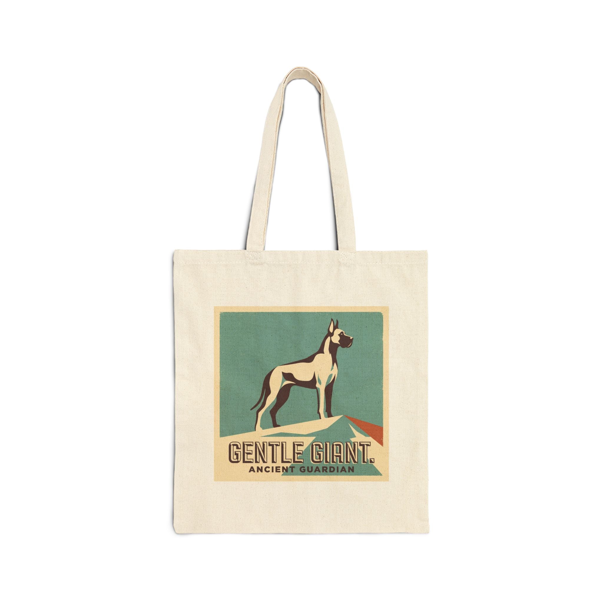 Great Dane Tote Bag – Gentle Giant Vintage Print – side view