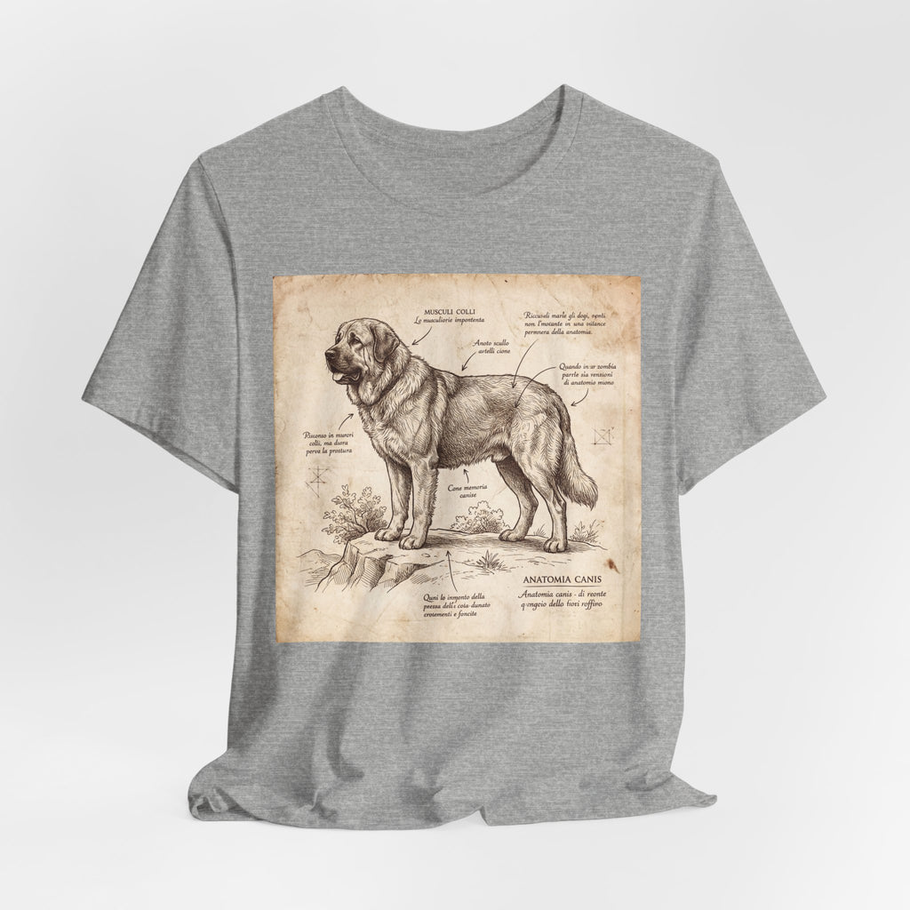 Anatomical Sketch Spanish Mastiff T-Shirt — Parchment Study Art Print