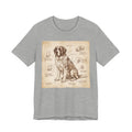 Da Vinci Style Saint Bernard T-Shirt — Anatomical Sketch Art Print