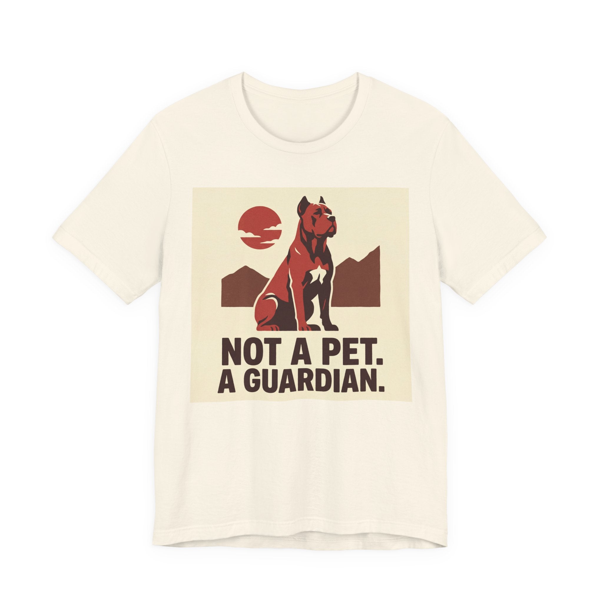 Cane Corso Vintage Retro Art T-Shirt | Bold Guardian Red Tones