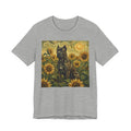 Van Gogh Style Cane Corso T-Shirt — Sunflower Field Art Print