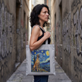 Van Gogh Great Dane Tote Bag – Starry Night Swirl Art Print