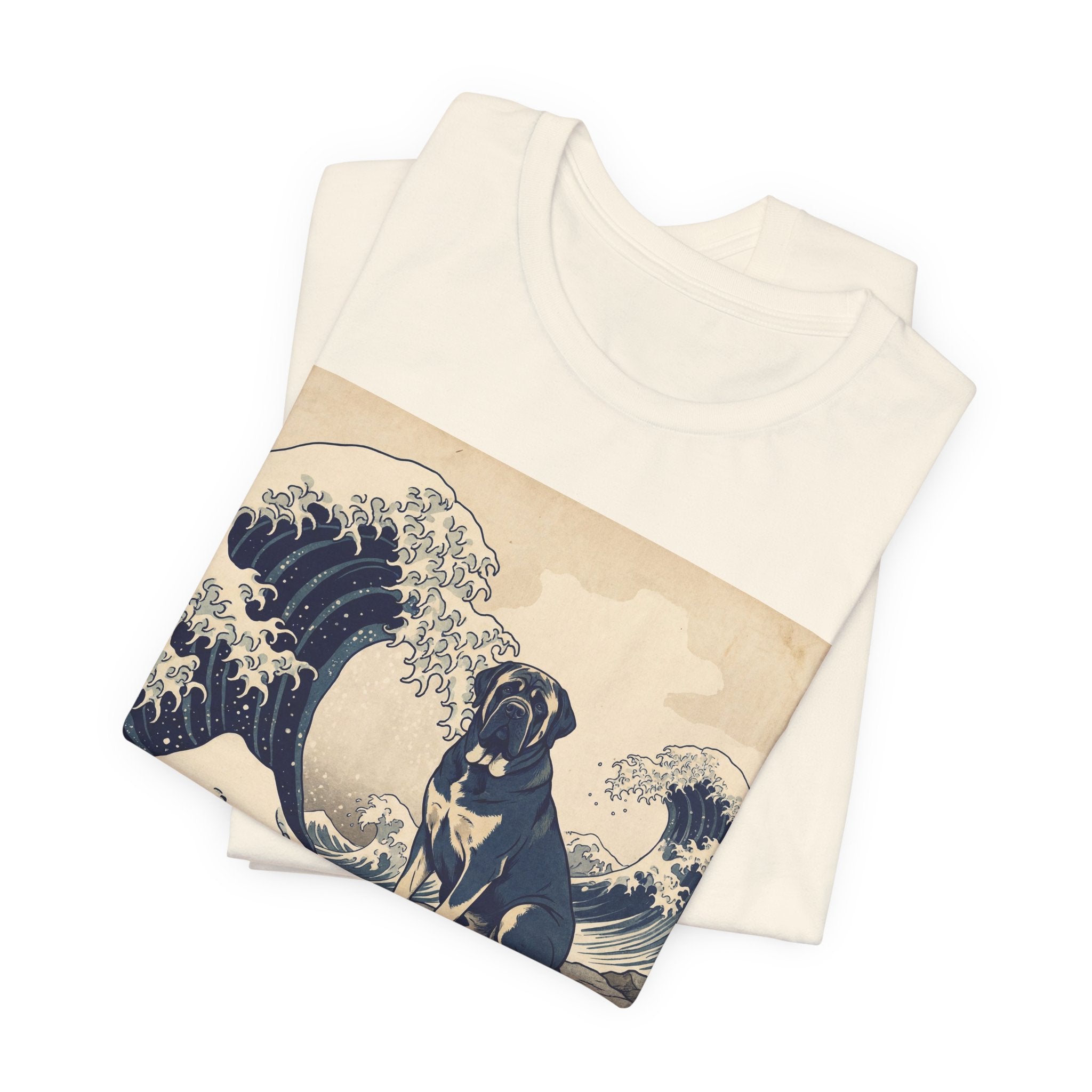 Hokusai Style Mastiff T-Shirt — Great Wave Art Print