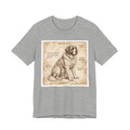 Anatomical Study Saint Bernard T-Shirt — Aged Parchment Art Print