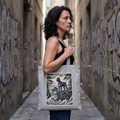 Hokusai Style Cane Corso Tote Bag – Crashing Wave Woodblock Art Print