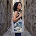 Hokusai Great Dane Tote Bag – The Great Wave Art Print