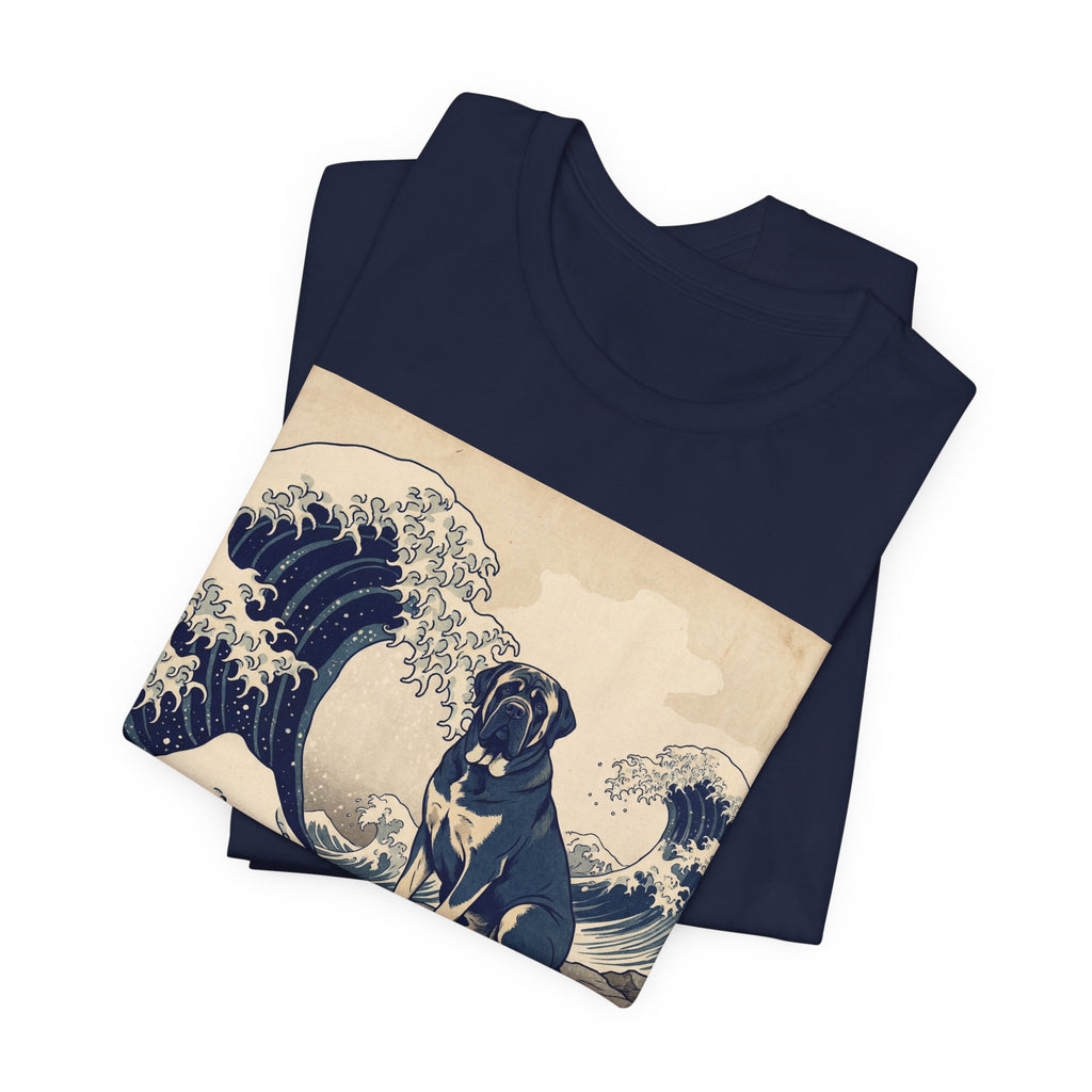 Hokusai Style Mastiff T-Shirt — Great Wave Art Print