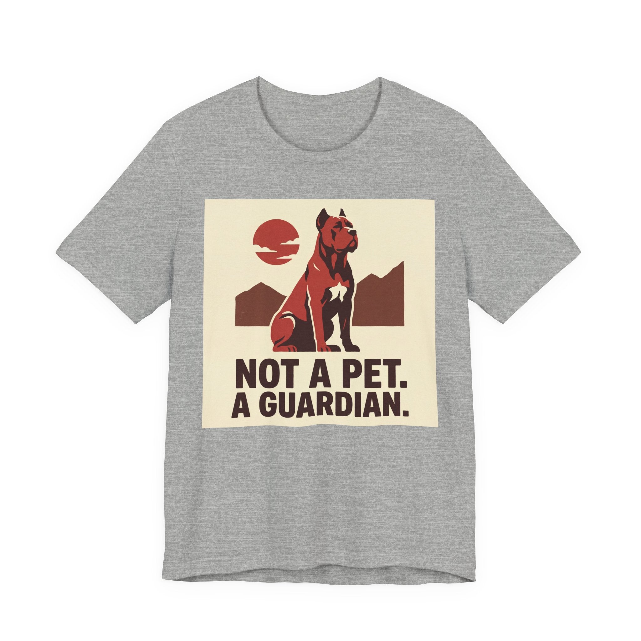 Cane Corso Vintage Retro Art T-Shirt | Bold Guardian Red Tones