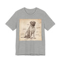 Da Vinci Style Mastiff T-Shirt — Anatomical Parchment Art Print