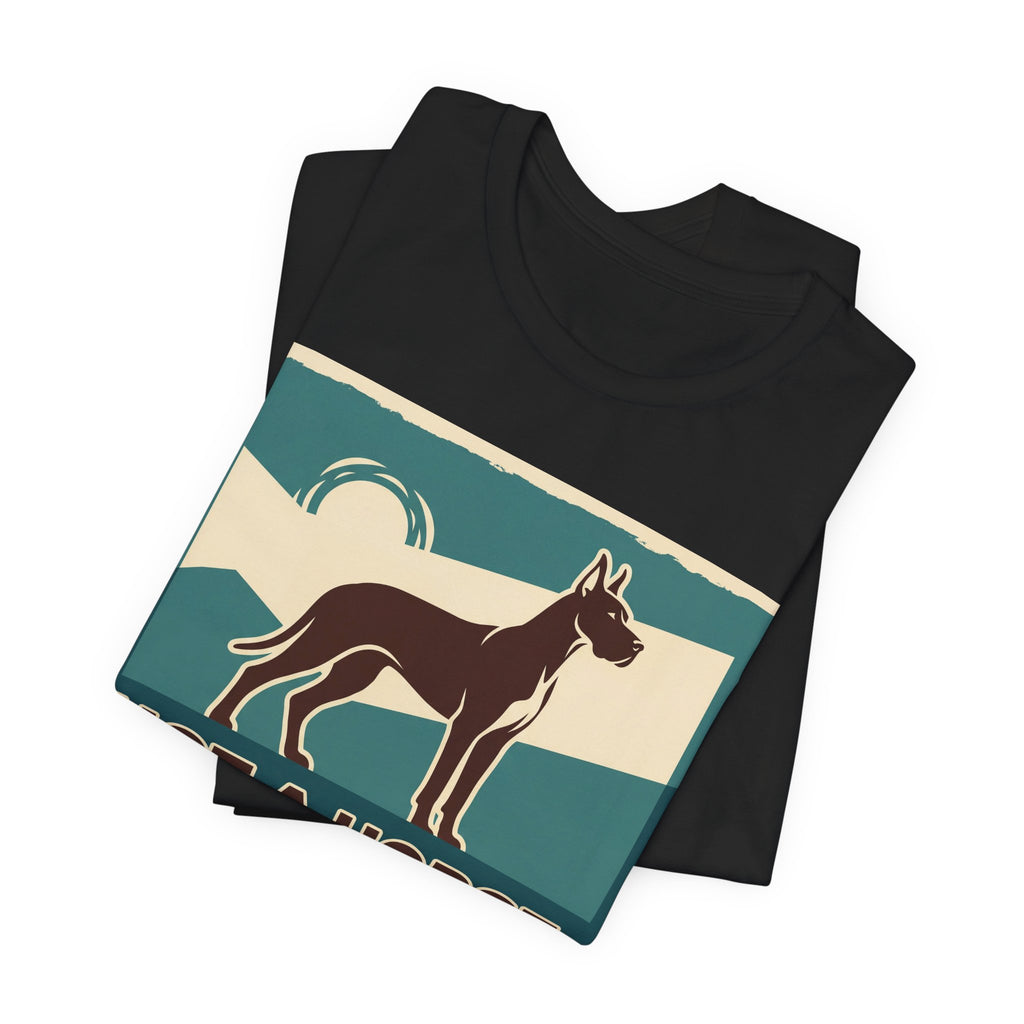 Great Dane T-Shirt — Not A Horse. Not A Small Pony. Vintage Print