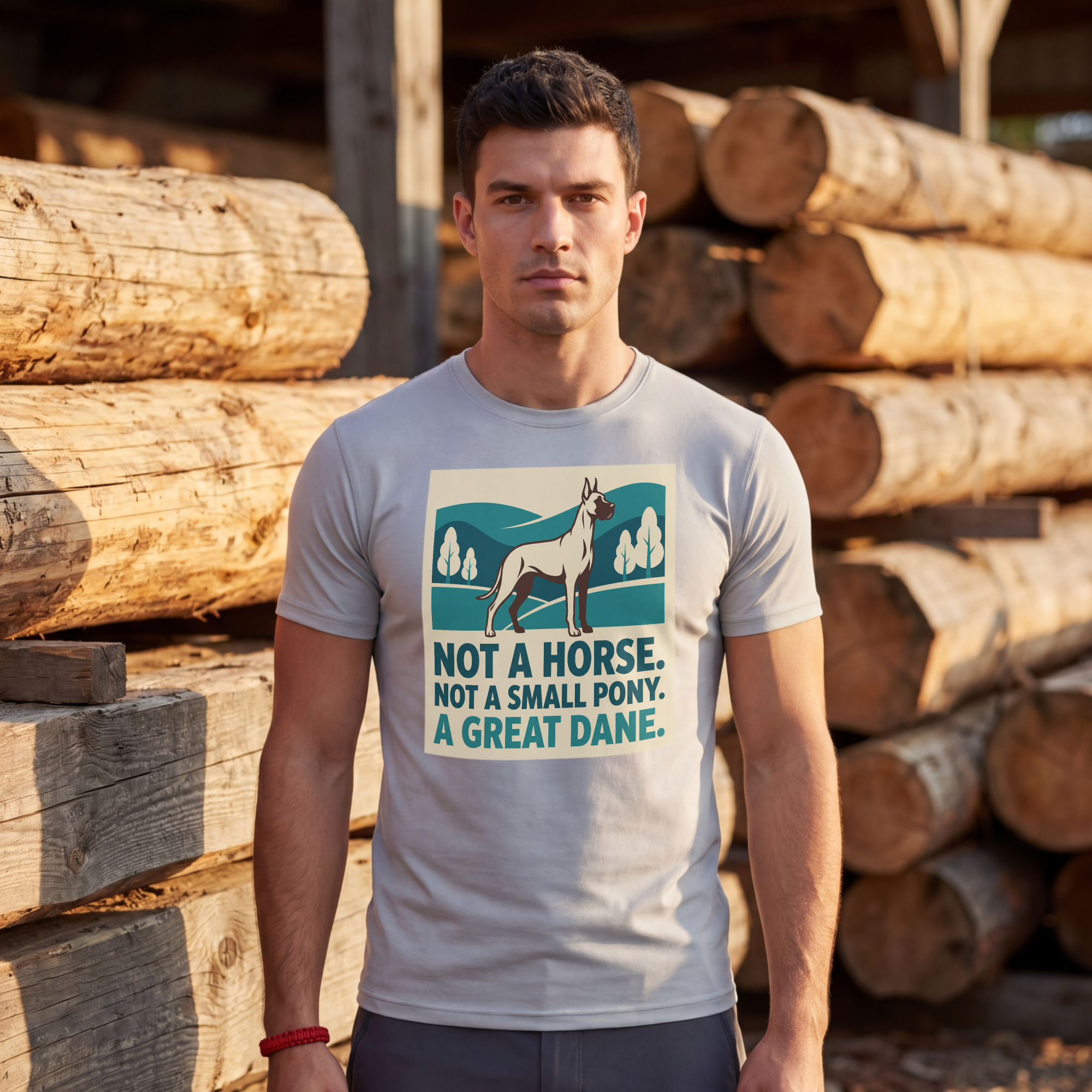 Great Dane Vintage Retro Art T-Shirt | Funny Dog Lover Gift