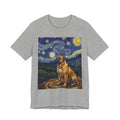 Van Gogh Style Mastiff T-Shirt — Swirling Starry Night Art Print