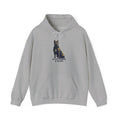 Cane Corso Low Poly Hoodie — Dark Slate & Ochre Geometric Art Print