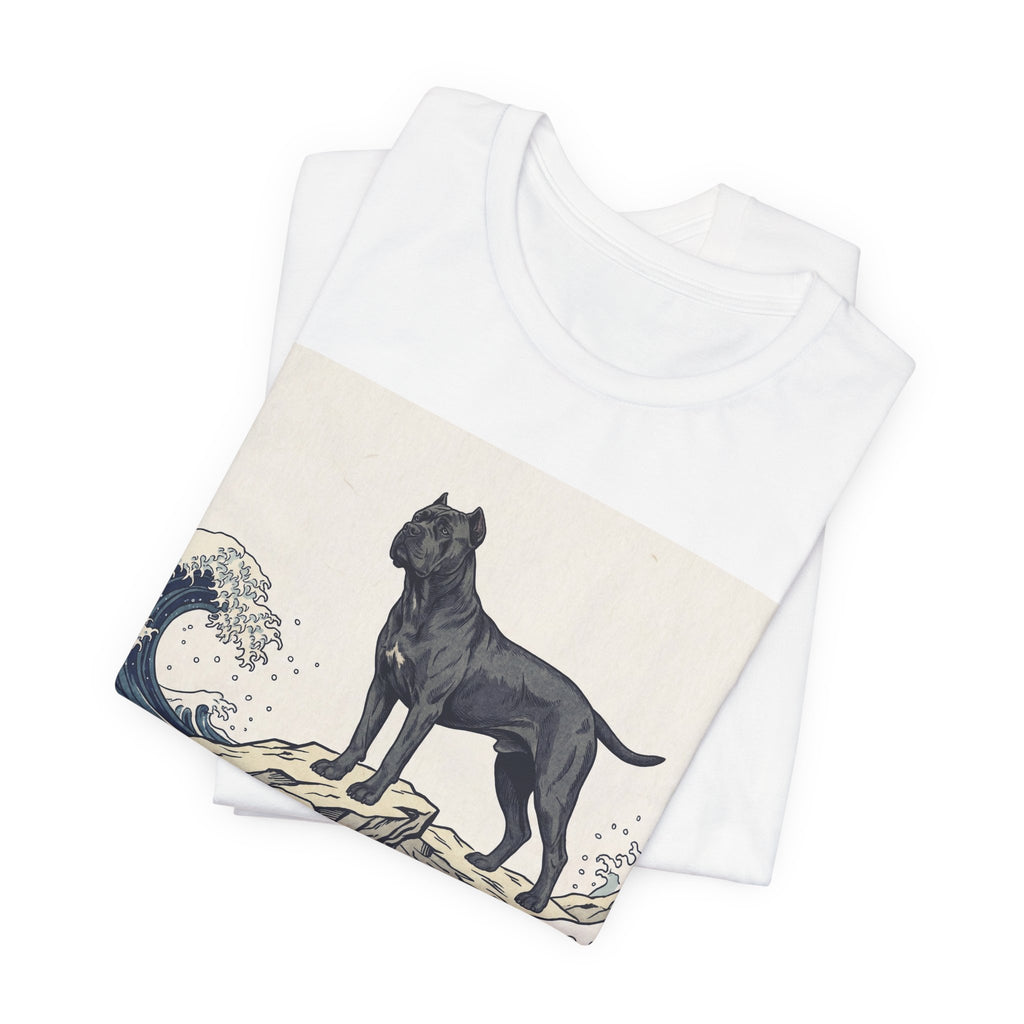 Hokusai Style Cane Corso T-Shirt — Great Wave Art Print