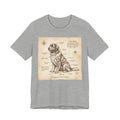 Da Vinci Style Newfoundland T-Shirt — Sepia Anatomical Study Art Print