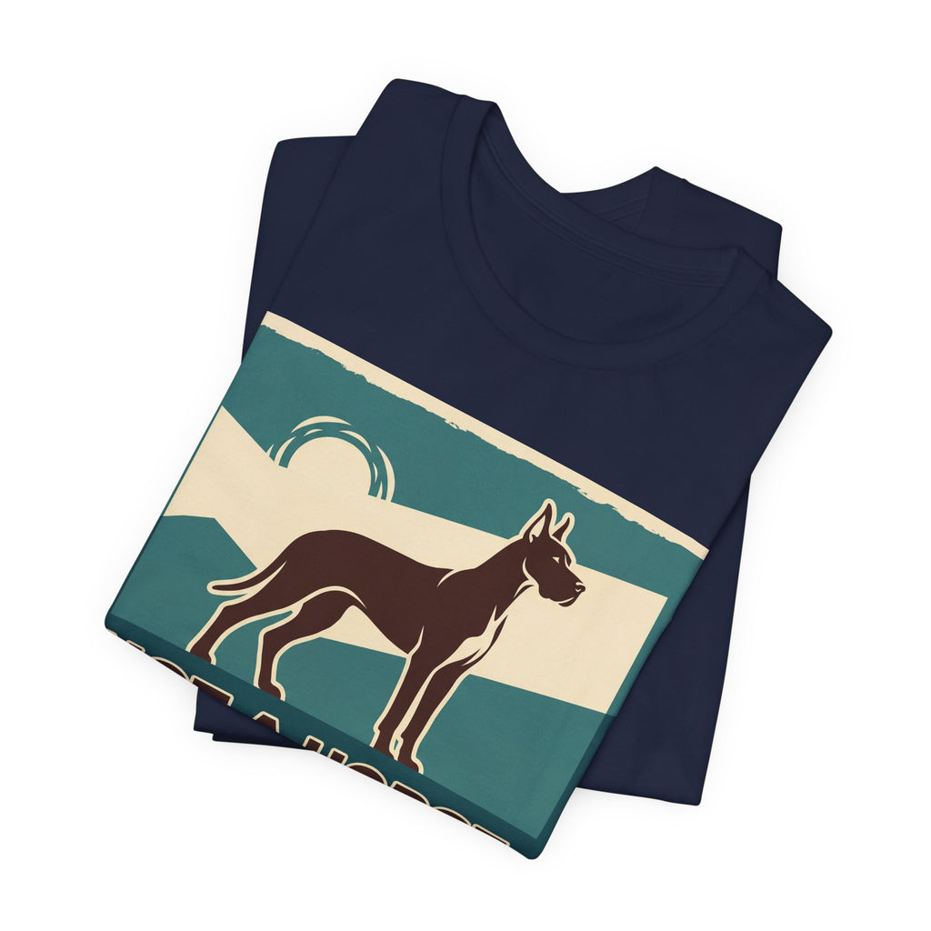 Great Dane T-Shirt — Not A Horse. Not A Small Pony. Vintage Print