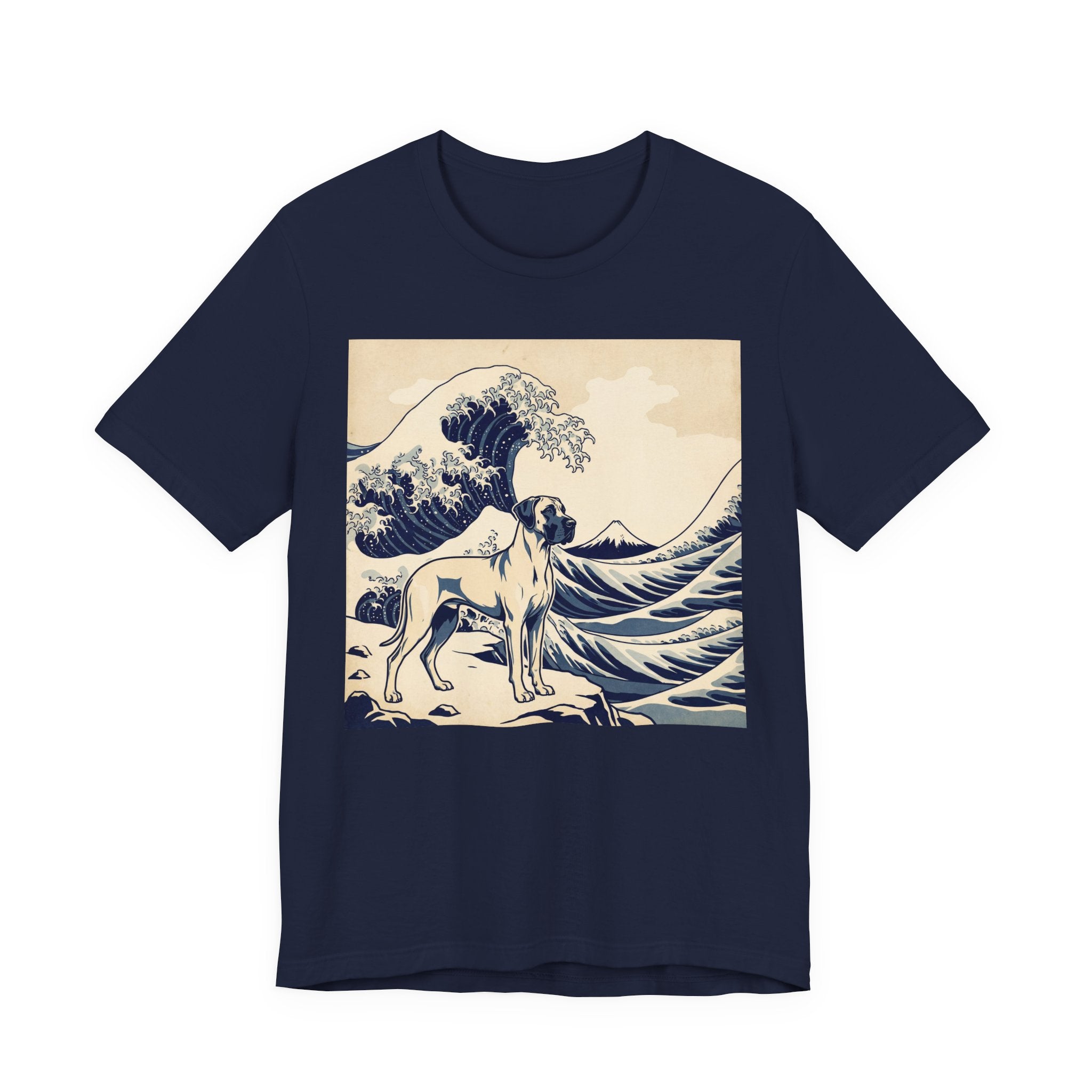 Hokusai Style Great Dane T-Shirt — Great Wave Art Print