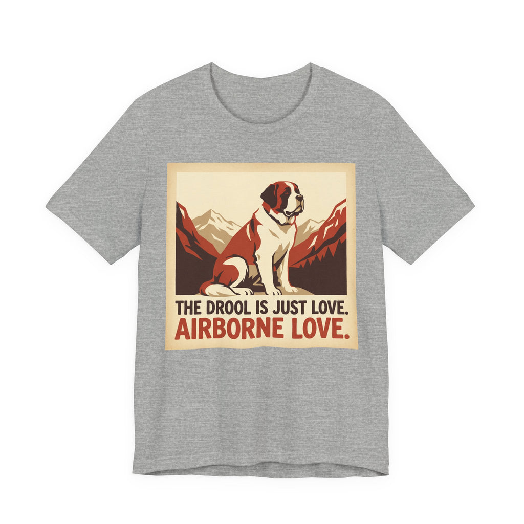 Saint Bernard Vintage Retro Art T-Shirt | Alpine Mountain Warmth