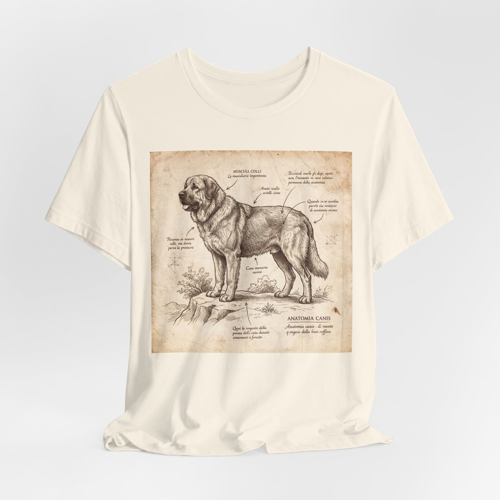 Anatomical Sketch Spanish Mastiff T-Shirt — Parchment Study Art Print