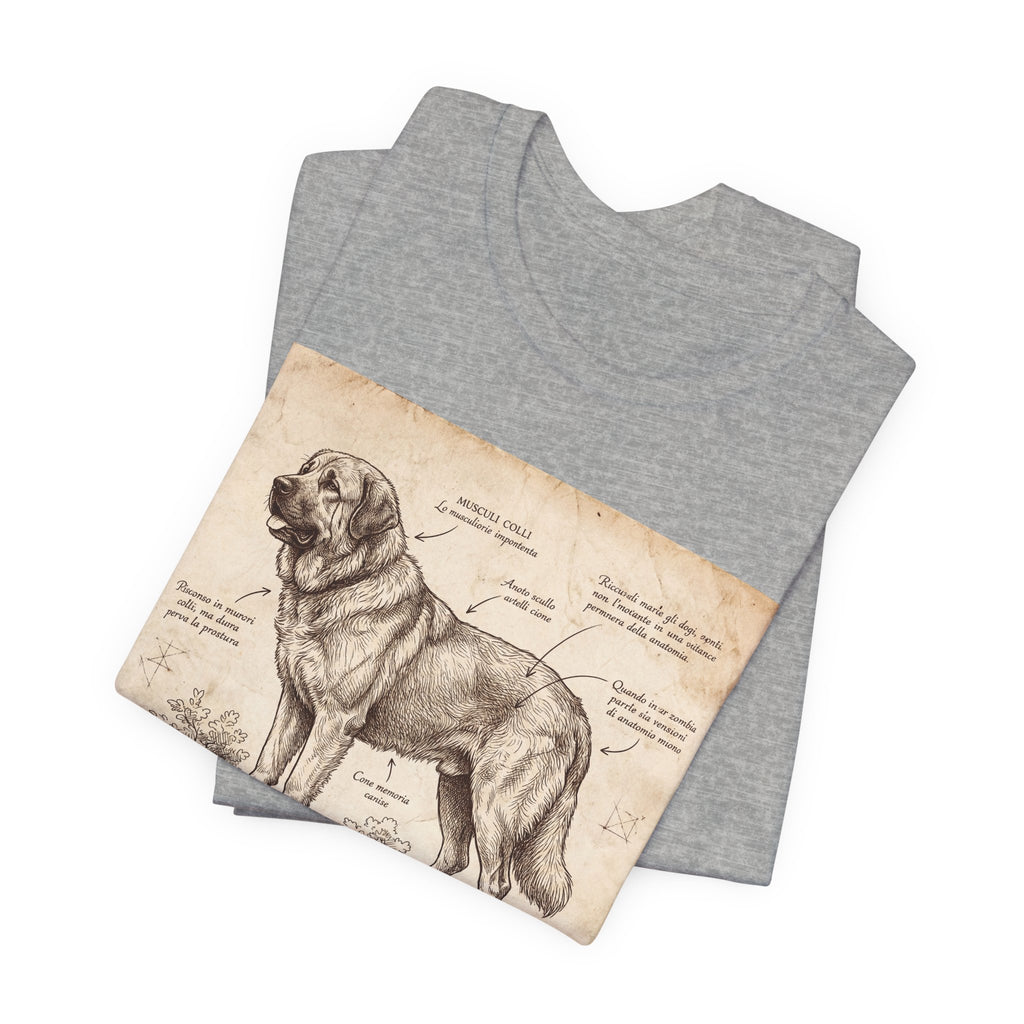Anatomical Sketch Spanish Mastiff T-Shirt — Parchment Study Art Print