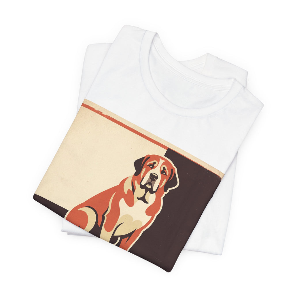 Spanish Mastiff T-Shirt — He Doesn't Need To Move Vintage Print